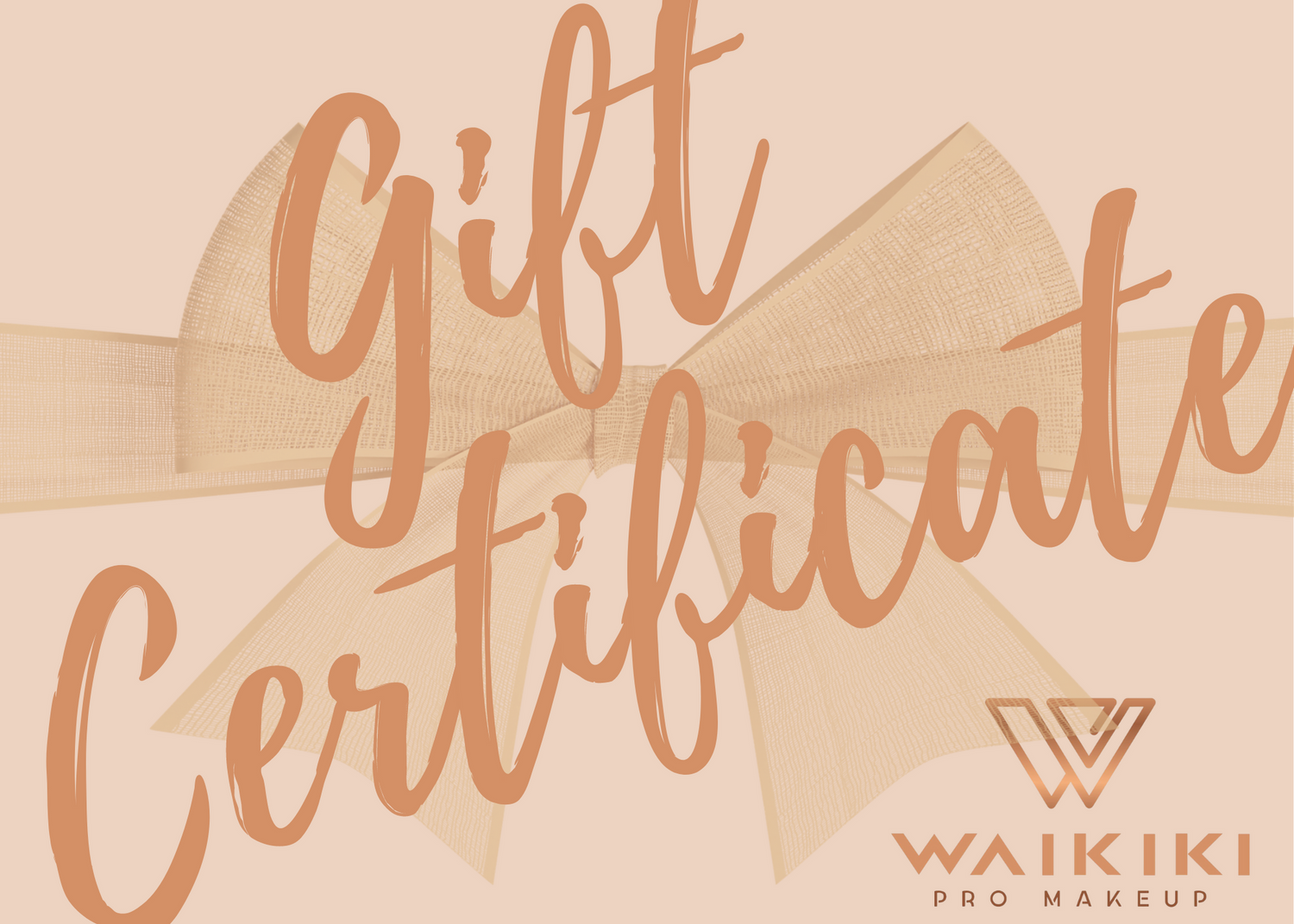 Waikiki Pro Makeup E-Gift Card