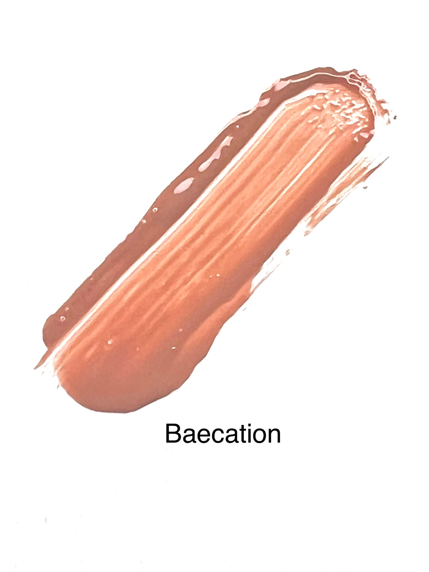 Baecation is our highly recommended nude gloss! You can pair this gloss on top of Ula or Peaki! 